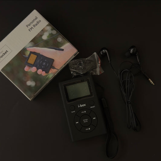 i-Box Portable Pocket FM Radio (new)