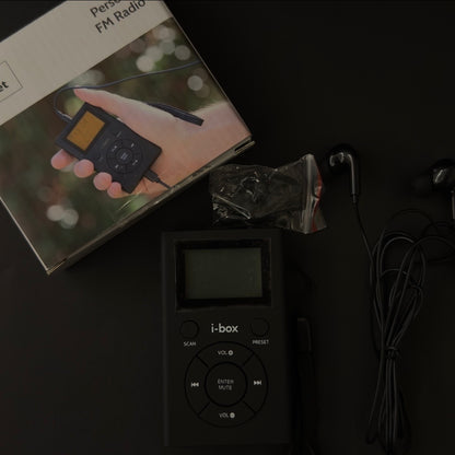 i-Box Portable Pocket FM Radio (new)