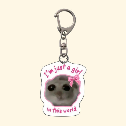 Keychain - I’m just a girl